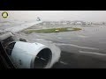 A330: Heavy Storm and Extreme Rain Sydney Landing, NICE Water Spray, Cathay Pacific[AirClips]
