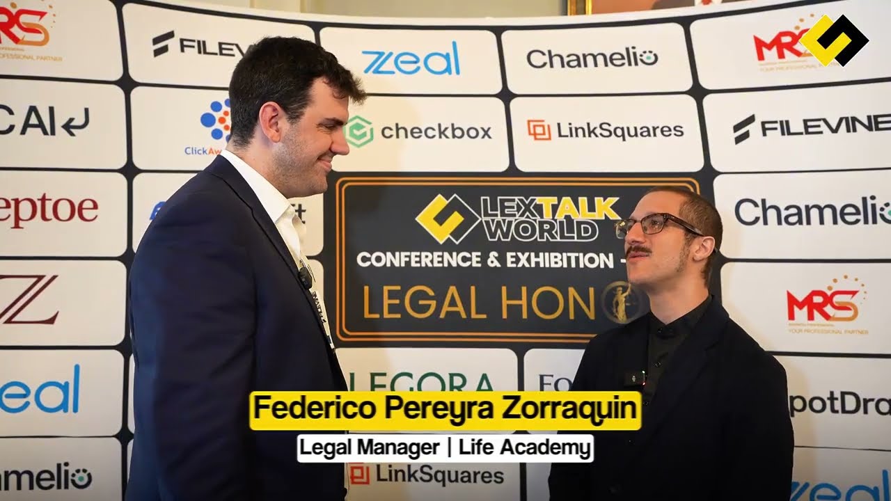 Federico Pereyra Zorraquin Shares His Experience at LexTalk World | LegalTech, AI & LATAM