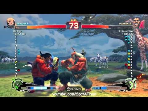 SSF4 - Bullcat (Gouken) vs. kotarousann (Balrog/Boxer)
