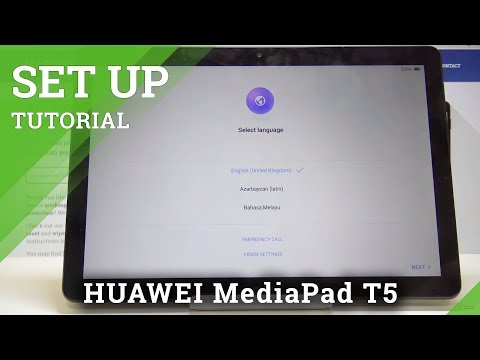 How to Configure & Activate HUAWEI MediaPad T5 - Set Up Process