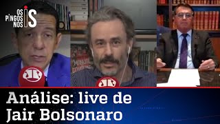 Comentaristas analisam live de Jair Bolsonaro de 10/09/20