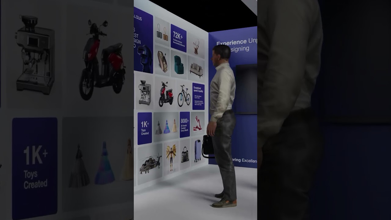 An immersive Experience Center like no other!  Let us know how it looks? #3D #graphicdesigner