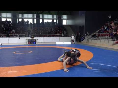 AWF CUP 2017 / 58 kg bronze medal match cadets freestyle