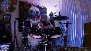 Overkill - Damned (Drum cover) by @drummerw17 @Overkill #thrashmetal  
