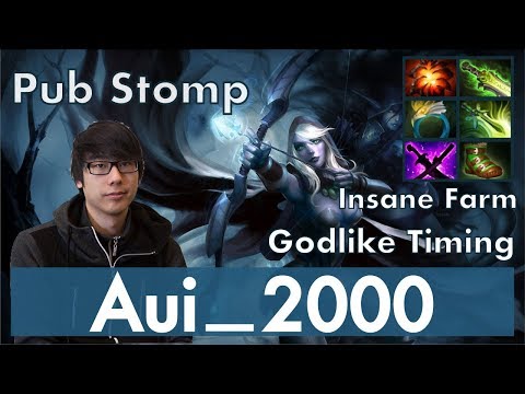 Aui_2000 Drow Ranger || 20 Kills Insane Flash Farm/GPM || 7.07 Busted Matchmaking Low MMR Pubstomp