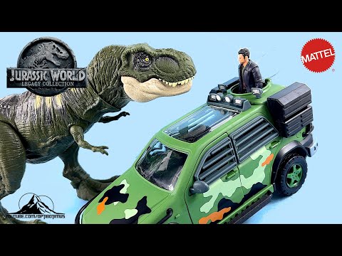 Jurassic World Legacy Collection Tyrannosaurus Rex Ambush Pack Video Review
