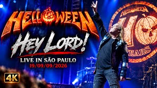 Helloween - Hey Lord! - Live in São Paulo 19/09/2026 