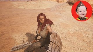 Conan Exiles (2018 PS4 Single Player): Scrubber Goes North (Episode 3)