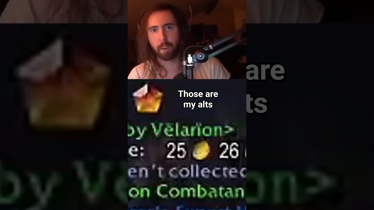 Asmongold inspects McConnell's gear #worldofwarcraft #asmongold