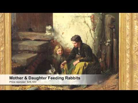 Cottone Auctions featuring Felix Schleisinger Paintings