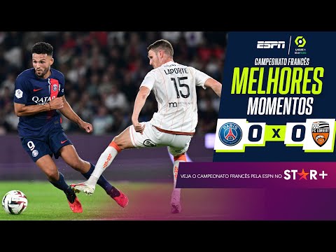 Gols e lances de PSG x Lorient