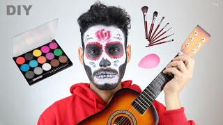 מדריך איפור לפורים גולגולת מקסיקנית - EASY MEXICAN SUGAR SKULL PURIM MAKEUP TUTORIAL