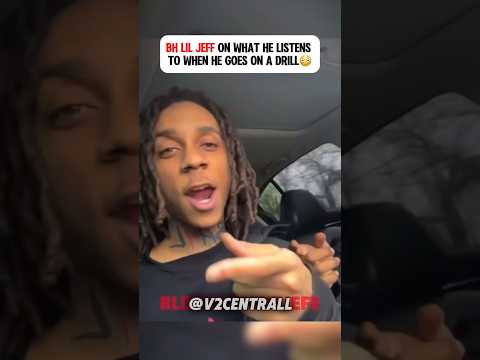 What BH Lil Jeff Listens To When He Goes On Drills😳 #bloodhoundliljeff #chiraq