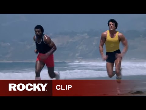 Rocky Balboa Trains with Apollo Creed | ROCKY III