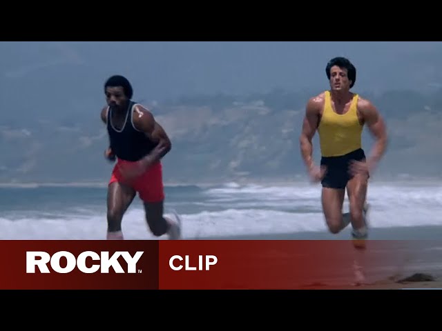 Rocky Balboa Trains with Apollo Creed