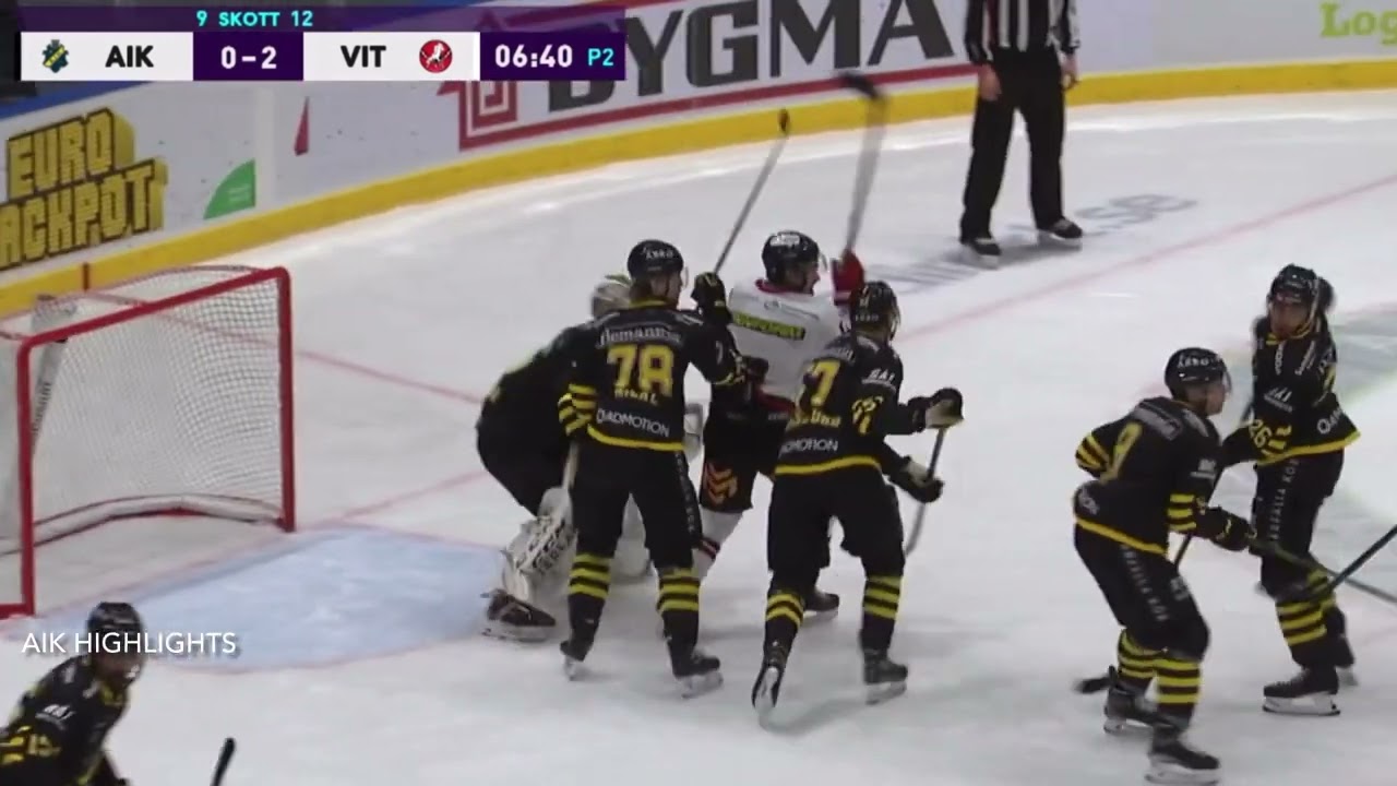 AIK - Vita Hästen | Hockeyallsvenskan 2022/23 Omgång 16