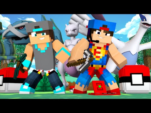 Minecraft - COMEÇANDO NOSSO TIME! (Liga Pokemon #6)