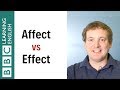 Affect vs Effect - English In A Minute