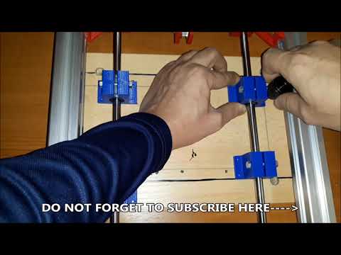 3D PRINTER BUILD PART 26 - BED MOUNTING ON THE NEW Y AXIS - MONTARE PAT IMPRIMANTA