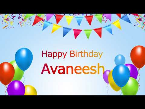 Happy Birthday Avaneesh