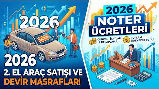 2026 Noter Ücretleri ve 2. El Araç Satış Masrafları