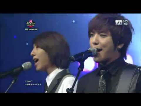 100715 CNBLUE - It's Raining + Only Look at Me + I Don't Care + Heartbreaker (Mnet M! Countdown)