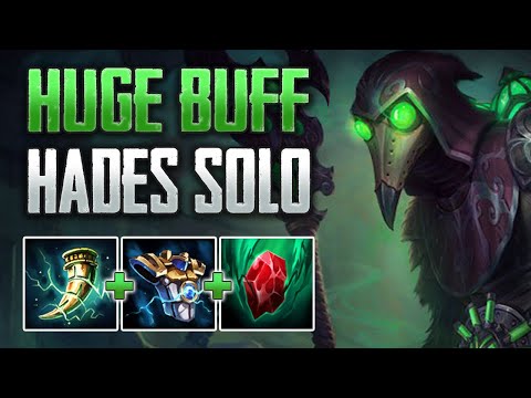 NEW HADES BUFF IS SICK! Hades Solo Gameplay (SMITE Conquest)
