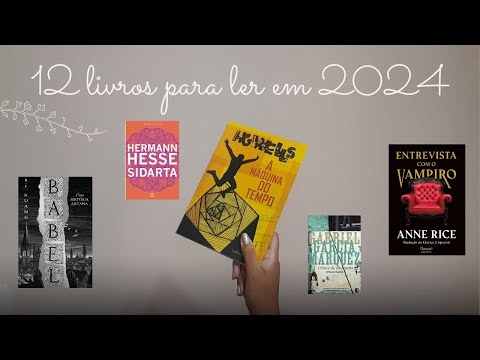 12 livros para ler em 2024 ?