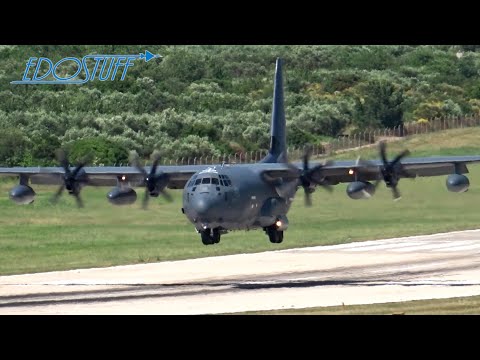 USAF Lockheed Martin MC-130J Commando II AMAZING Landing Approach at SPU/LDSP
