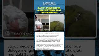 Viral Bayi Diduga Hipotermia saat Mendaki Gunung Ungaran, Orangtua Tetap Lanjut meski Diingatkan