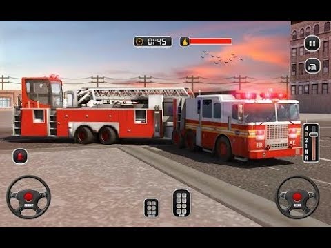 Fire Truck Driving School: 911 Emergency Response Android Gameplay