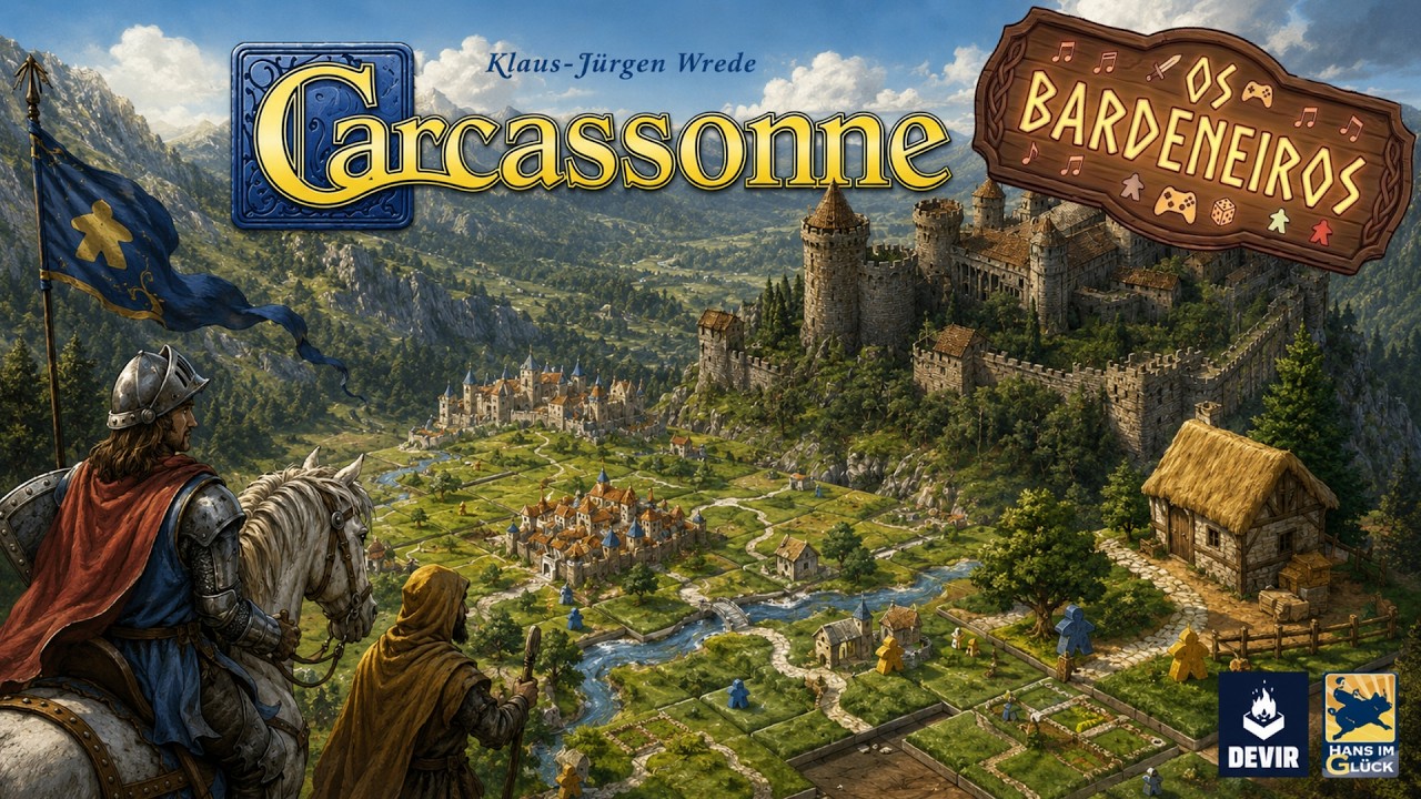 Carcassonne: Regras Cantadas em 4min