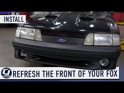 1987 - 1993 Mustang GT Front Bumper Cover Install #foxbody
