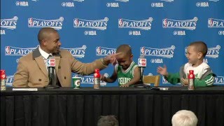 Isaiah Thomas' Sons Steal the Post Game Press Conference