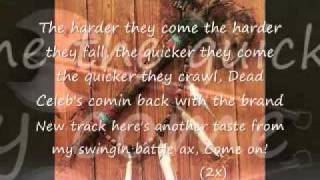 We fall, We fall, Dead Celebrity Status lyrics!