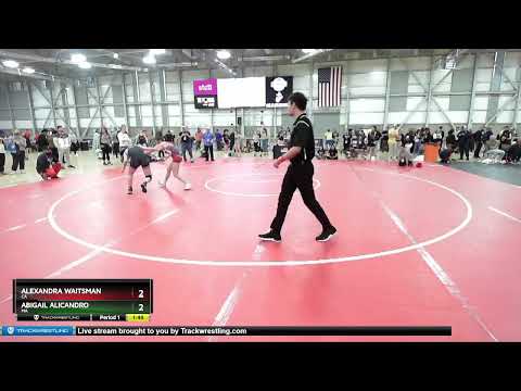 55 Lbs Champ. Round 1 - Alexandra Waitsman, CA Vs Abigail Alicandro, MA Ca4c