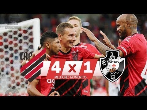 Atlético Pr 4 x 1 Vasco (COMPLETO) Gols & Melhores Momentos (HD) Brasileirão 2019