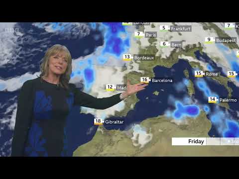 Louise Lear Europe weather forecast BBC December 4th 2025
