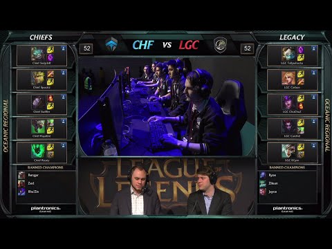 Chiefs vs Legacy | Game 3 Semi Finals of S4 Oceanic Regional Finals 2014 | CHF vs LGC G3