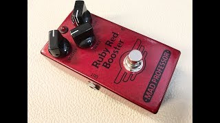 Video thumbnail for Mad Professor Ruby Red Booster by Mad Professor Pedals
