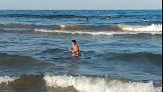 Haciendo el tonto en el agua