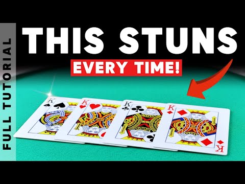 Purer Schock! Null Können: Lernen Sie diesen selbst funktionierenden Kartentrick!