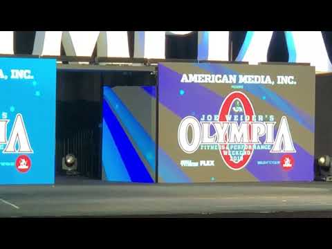 2018 Olympia Jose Raymond pre-judging routine