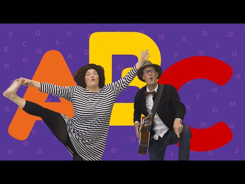 Lær dit barn ABC alfabetsangen - den elskede børnesang i Popsi og Krelles funky version