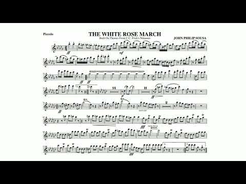 The White Rose March by John Philip Sousa - Piccolo