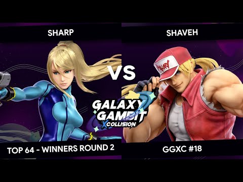 GGxC #18 - Sharp (Zero Suit Samus, Marth, Diddy Kong) vs Shaveh (Terry) -  Top 64 - Winners Round 2