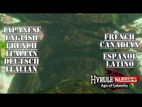 Great Deku Tree All 8 Voices Comparison - Hyrule Warriors: Age of Calamity