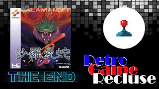 Salamander (1991) PC Engine / Turbografx Mini ending [Retro Gaming]