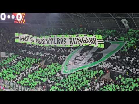 Fradi induló + Koreo / Ferencvárosi TC - Rangers FC / EL / 2025.12.11.