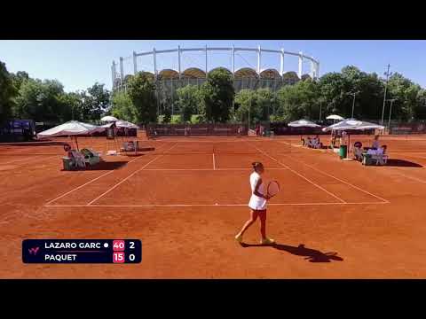 Andrea Lazaro Garcia (ESP) vs Chloe Paquet [4] (FRA) // 7-6 5-7 6-4 // W75 Bucharest // 1st Round
